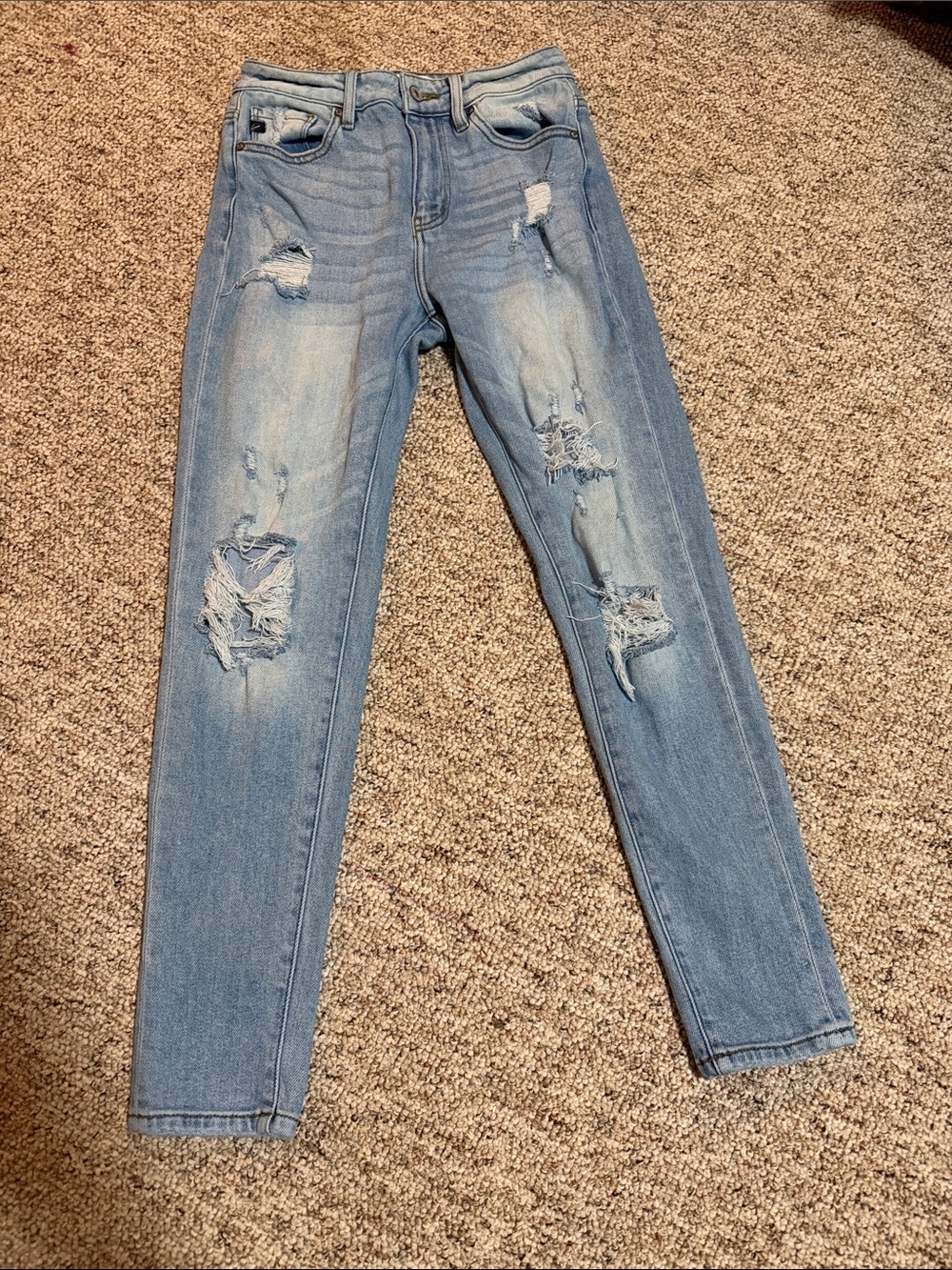 KanCan Light Blue Distressed Skinny Jeans